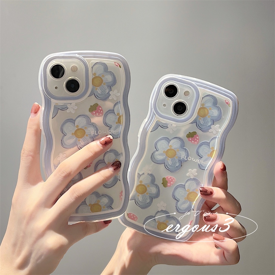 Ốp Điện Thoại Mềm Họa Tiết Hoa Đơn Giản Cho iPhone 14 13 12 11 Pro Max SE2020 X XR Xs Max 7 8 Plus