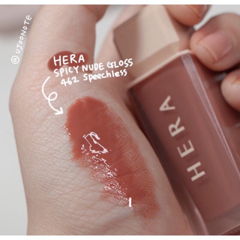 Son bóng Hera Sensual Spicy Nude Gloss