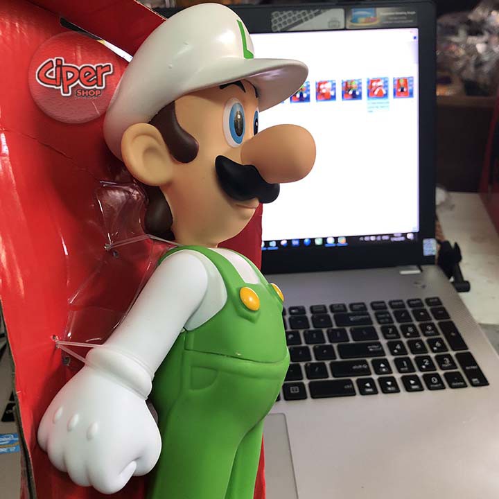 Mô hình Luigi Mũ Trắng  - Mô hình Mario