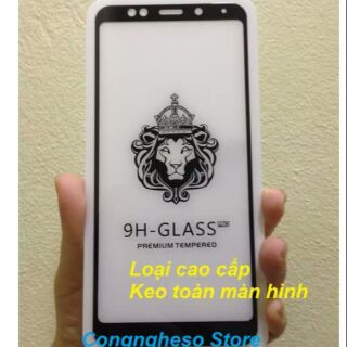 Kính cường lực 5D full màn cho Red mi 5 phủ keo toàn màn hình