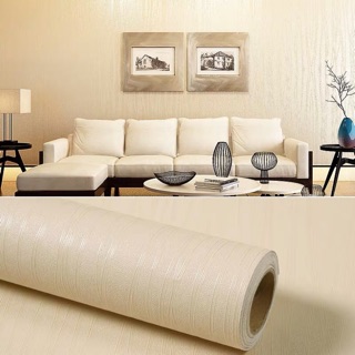 Giấy dán tường vân chỉ nổi 3D keo sẵn khổ rộng 45 cm x10 m dài