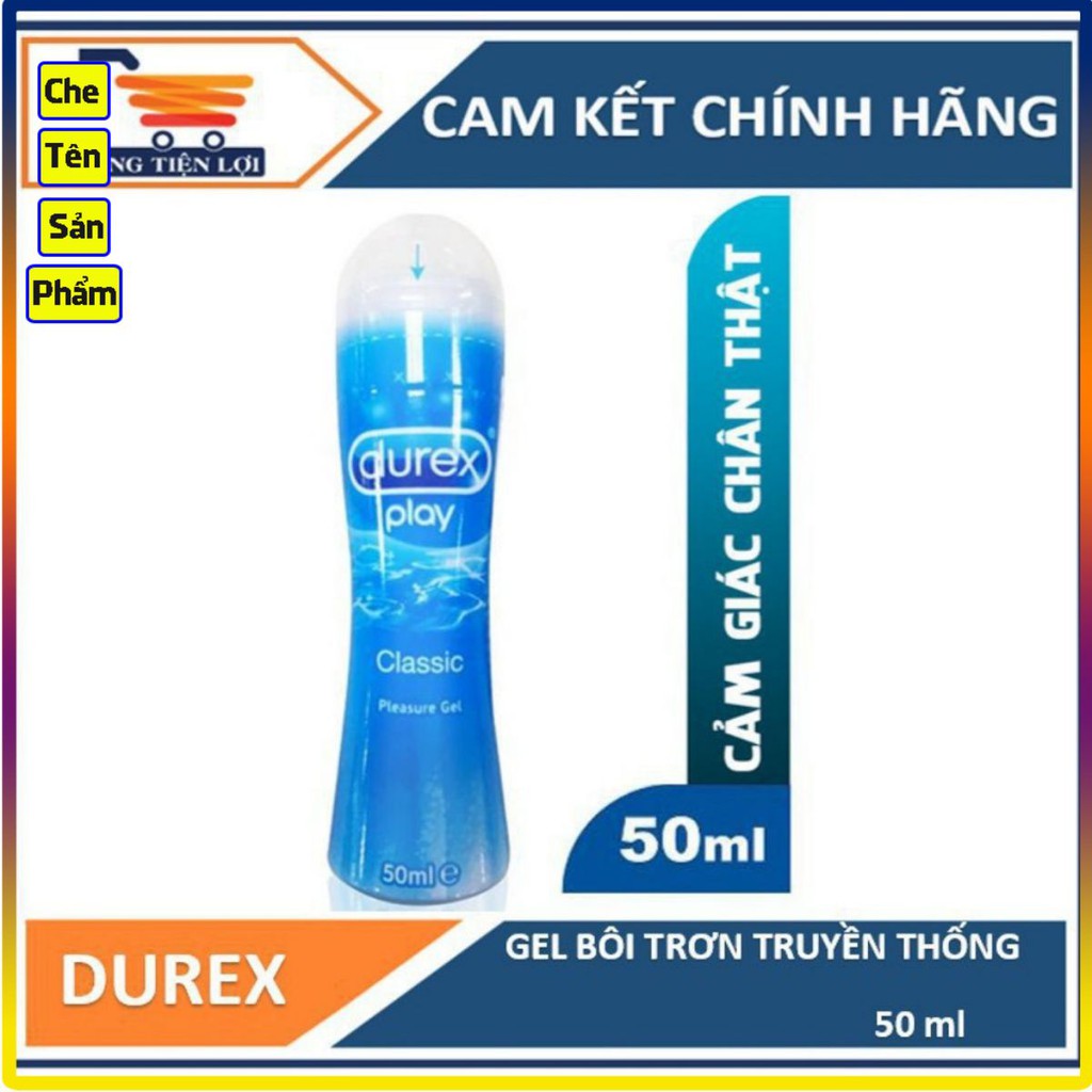 Gel Durex Play classic Intimate 50ml - hỗ trợ cặp đôi -mẫu mới nắp ấn