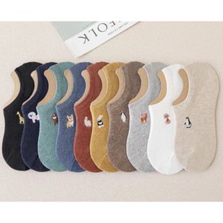 Set 10 Đôi Tất Hài Vintaga mix hình nhiều màu