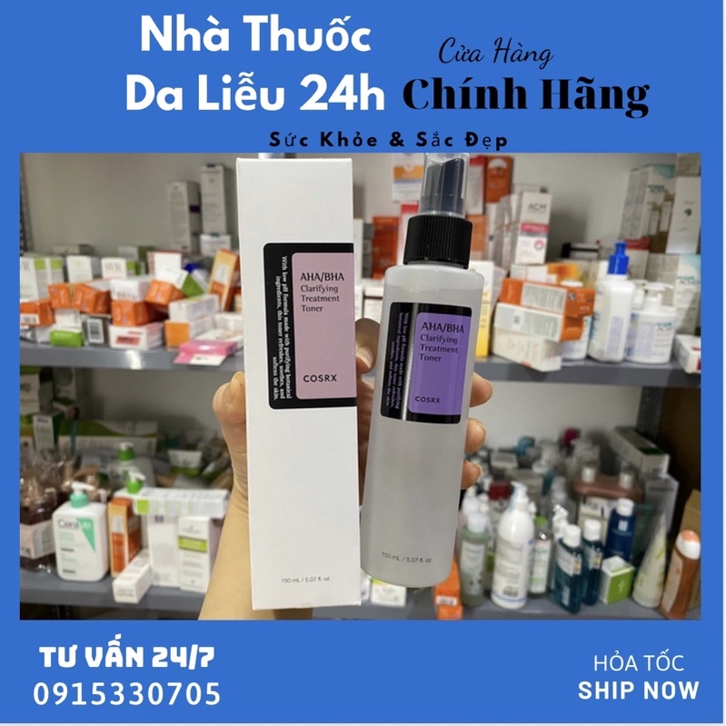Nước cân bằng Cosrx AHA BHA Clarifying Treatment Toner