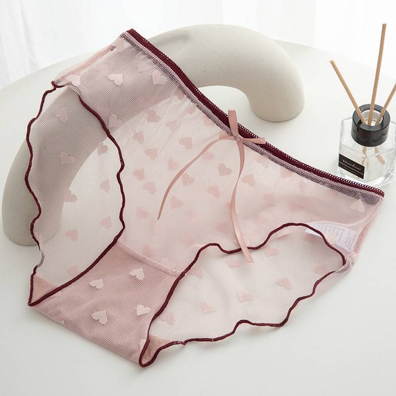 Quần Lót Cotton Phối Ren Mỏng Thoáng Khí Phong Cách Nhật Bản Cho Nữ | BigBuy360 - bigbuy360.vn