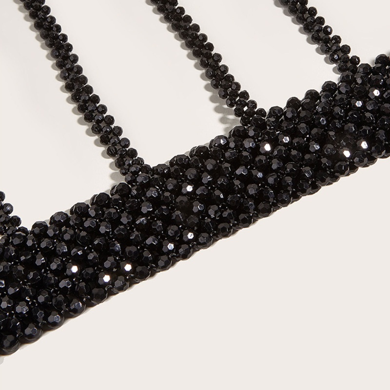 Áo Nịt Ngực Định Hình Eo Màu Đen Phong Cách Punk