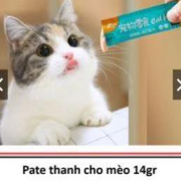 Pate Thanh dạng Gel dinh dưỡng cho mèo chó thức ăn dạng ướt cho mèo đồ ăn vặt mèo snack súp thưởng mè