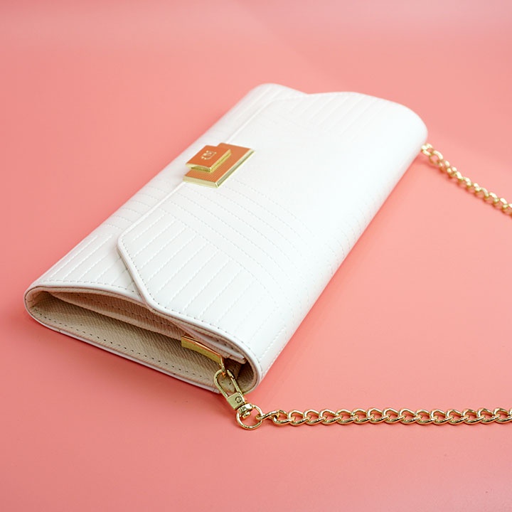 Clutch Nữ Cầm Tay Thời Trang Có Quai Xích Đeo Chéo NH072