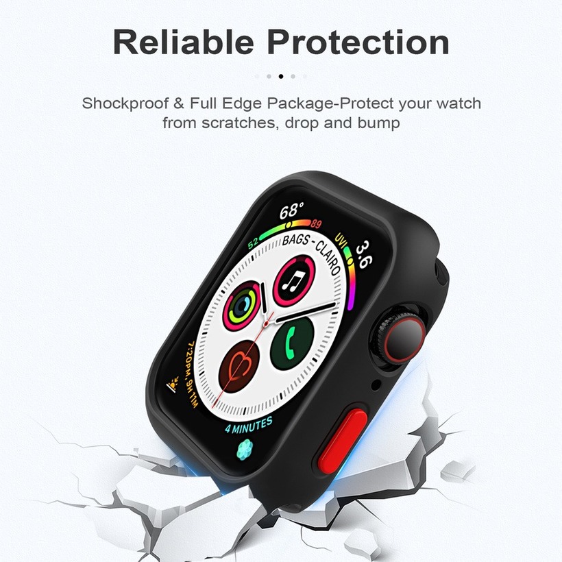 Ốp Bảo Vệ Chống Sốc Cao Cấp Cho Apple Watch Series 6 SE 4 5 Se 44mm shanchu