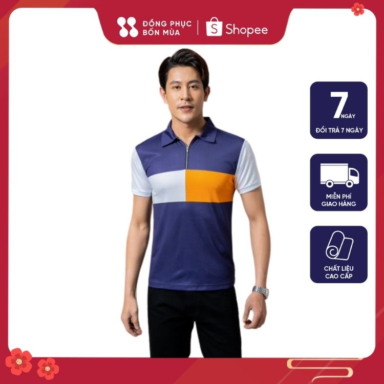 Áo Phông Nam / Nư Polo Tay Ngắn Phong Cách Thời Trang thiết kế chất liệu cao cấp sẵn hàng 100% ảnh thật của shop