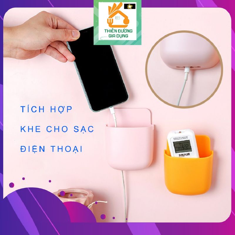 MVP1884 Hộp dán tường để điện thoại,điều khiển TV... tiện lợi