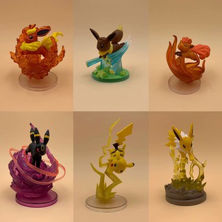 Set 6 Mô Hình Nhân Vật Trong Pokemon Trang Trí