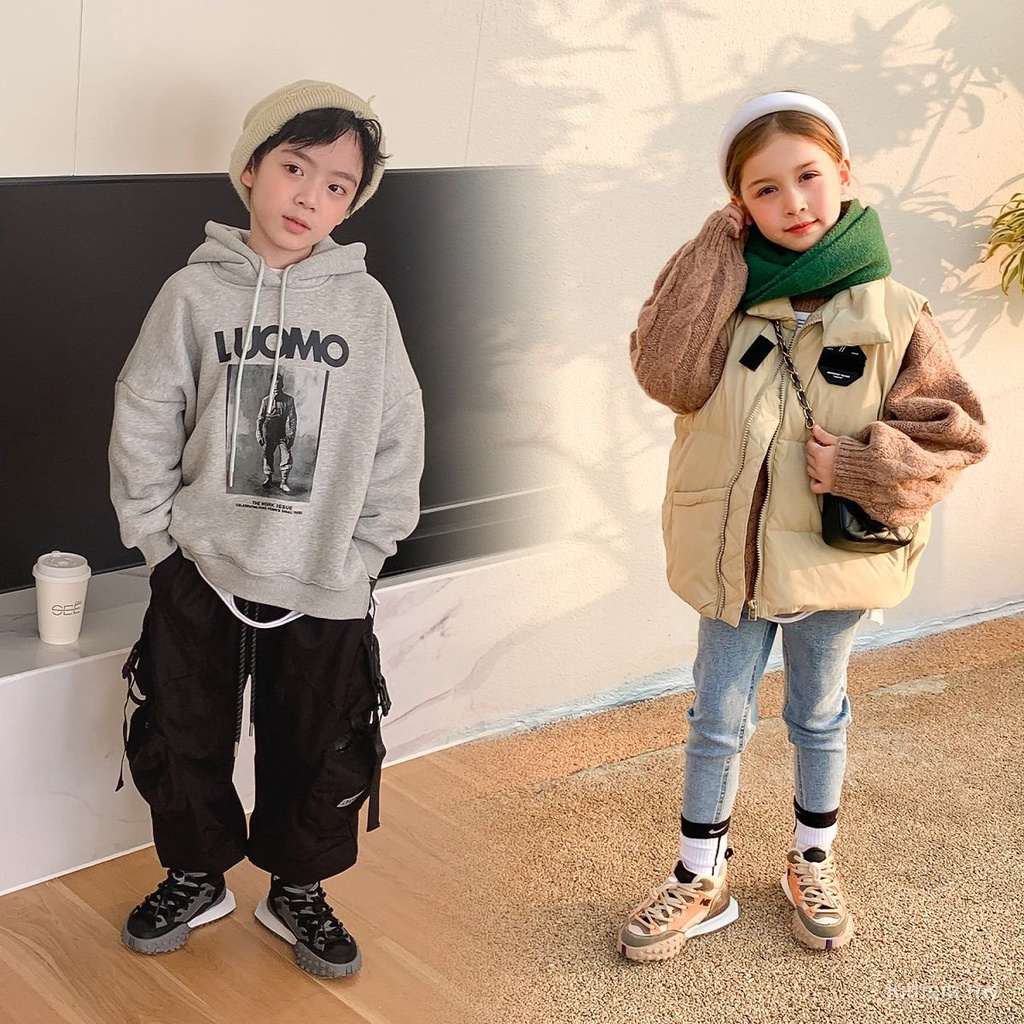 Giày Thể Thao Siêu Nhẹ Thoáng Khí Phong Cách Hàn Quốc Thời Trang Cho Bé Gái