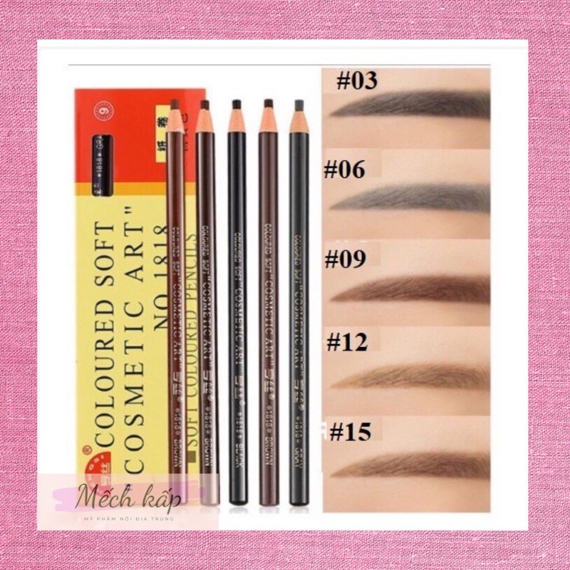 [1818] chì kẻ mày xé chống nước cao cấp coloured soft cosmetic art | BigBuy360 - bigbuy360.vn