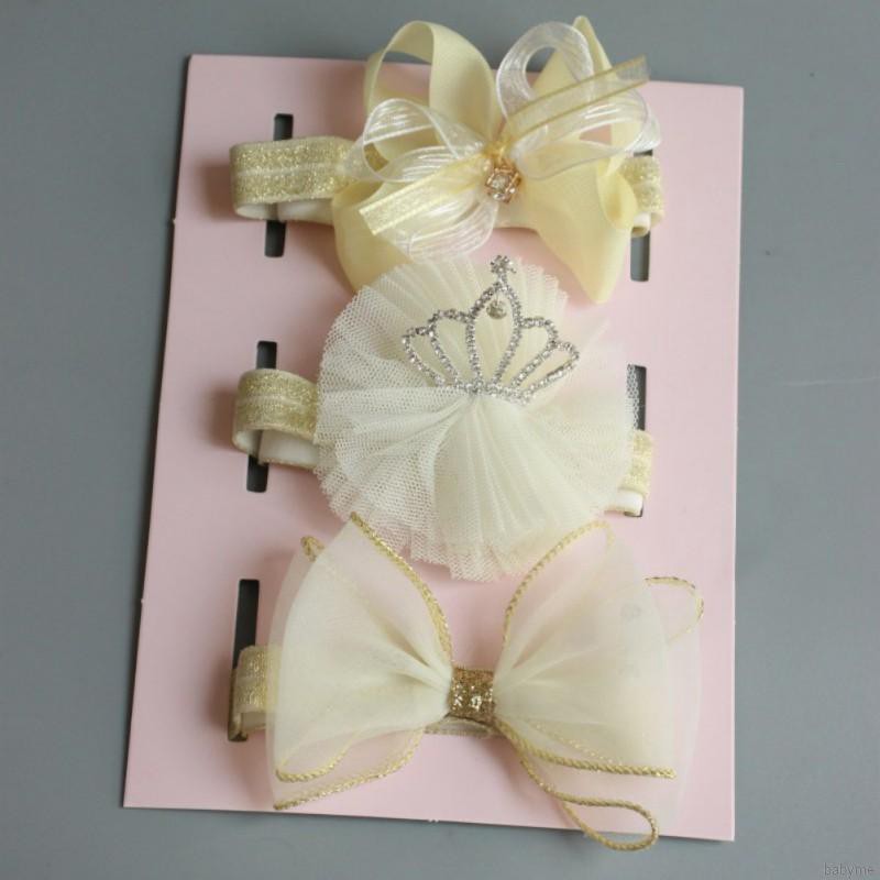 Babyme Baby Cute Girls Bowknot Floral Design Headband Headwear Apparel Photography Prop Party Gift