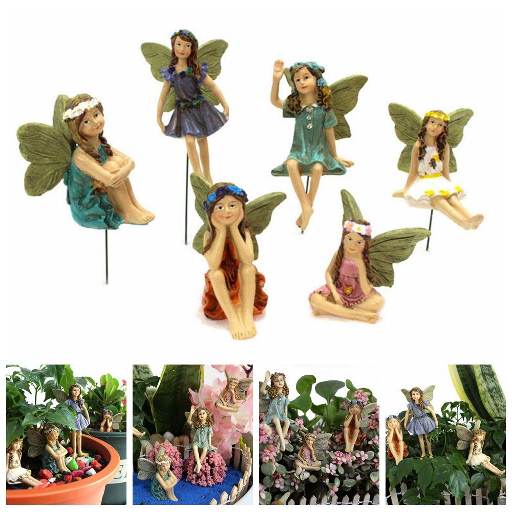 Set 6 Mô Hình Mô Phỏng Phong Cảnh Mini Trang Trí Sân Vườn