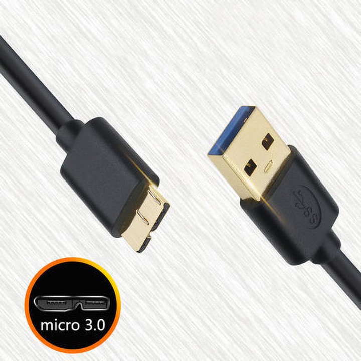Cáp USB3.0 type-A to micro-B - cáp ổ cứng di động PK01