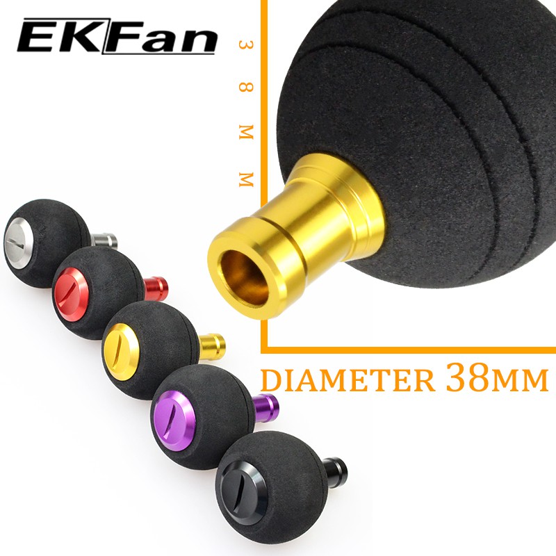 EKfan Fishing Reel Handle EVA Knob 40 / 50MM để Spinning Reel Fishing Rocker Knob For shimano và Daiwa Spinning Reel bộ phận