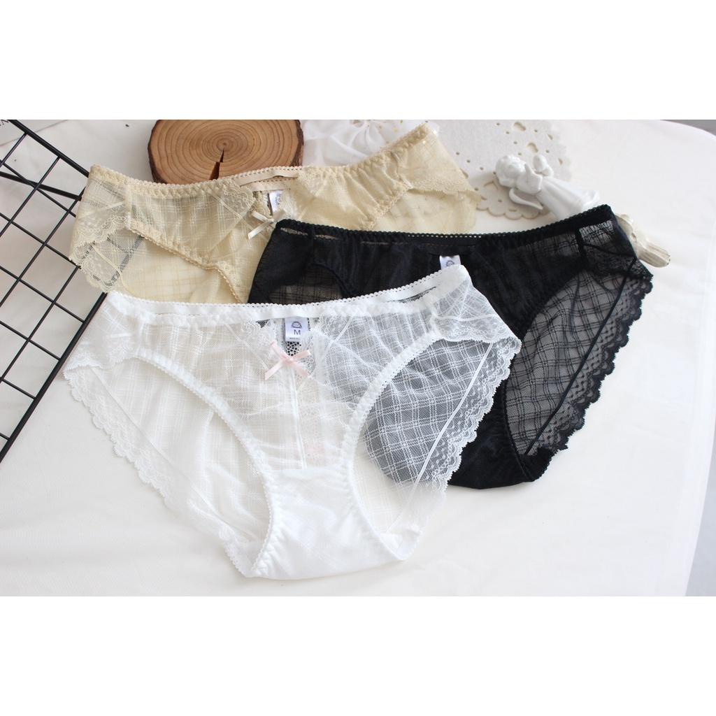 Quần Lót Nữ Ren Lưới Caro Sexy JANE Thoáng Khí Sexy Xuất Đông Âu .