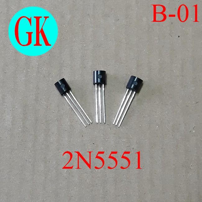 [20 con] Transistor bán dẫn 2N5551 [C-05]