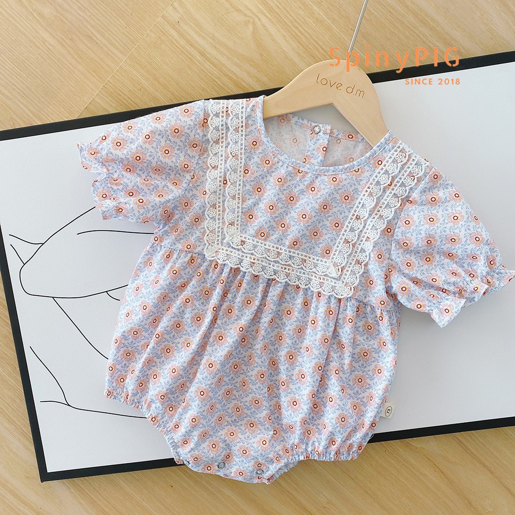 Bộ body cho bé gái 0-3 tuổi cực xinh xắn 100% cotton thoáng mát cho mùa hè