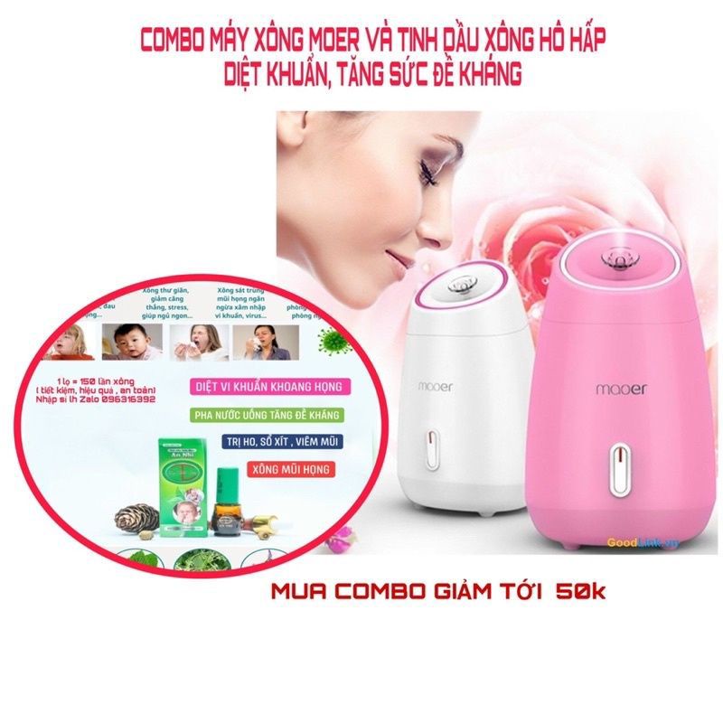 [Tổng kho sỉ] Máy xông tinh dầu, xông mặt Mooer/Maoer( hàng chuẩn chính hãng)