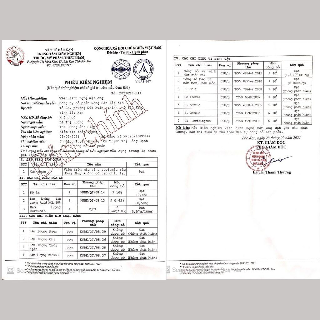 Viên tinh nghệ mật ong cao cấp Bắc Kạn, Viên nghệ mật ong cao cấp Bắc Kạn 300g, có chứng chỉ đạt chuẩn ORGANIC