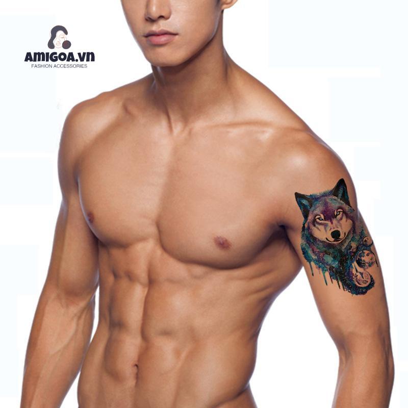 ✨✨Miếng Dán Hình Xăm Tạm Thời Họa Tiết Động Vật Chống Thấm Nước