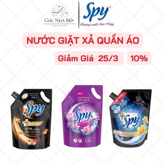 NƯỚC GIẶT XẢ 2IN1 SPY PLUS ĐEN Tím 1200ML