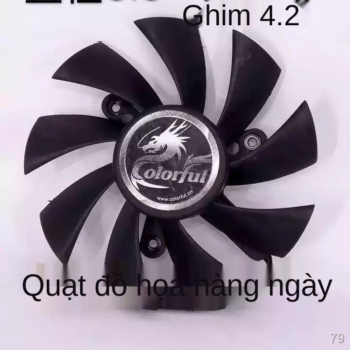 2021♗○Quạt card đồ họa NetChi GTX 950 GTX1050Ti GT1030 Smart Shark 2G Mute đầy màu sắc | BigBuy360 - bigbuy360.vn