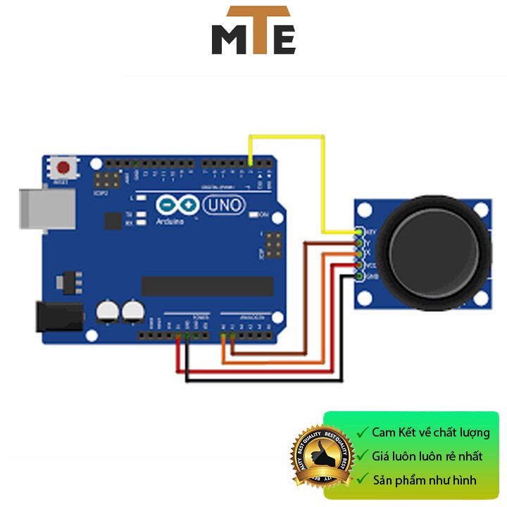 Cảm biến điều khiển xoay đa hướng joystick PS2 - Module arduino