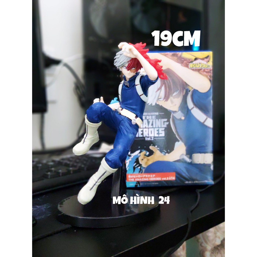 Mô hình đồ chơi tượng nhân vật TODOROKI SHOTO và Bakugo Katsuki anime Boku no Hero My Hero Academia học viện siêu anh
