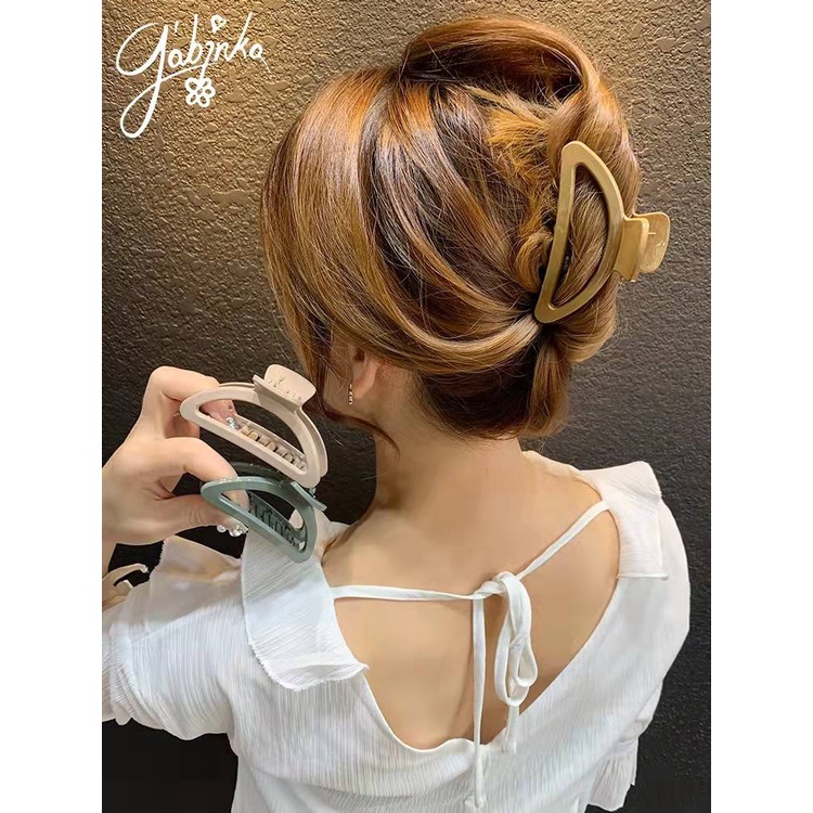 Kẹp Tóc Hình Bán Nguyệt Bằng acrylic Thời Trang Hàn Quốc Cho Bé Gái