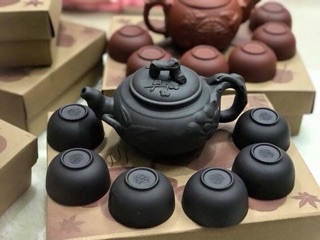 Bộ ấm chén đất nung