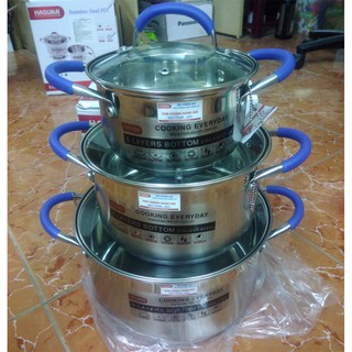 Bộ nồi Inox Hasuka HSK323