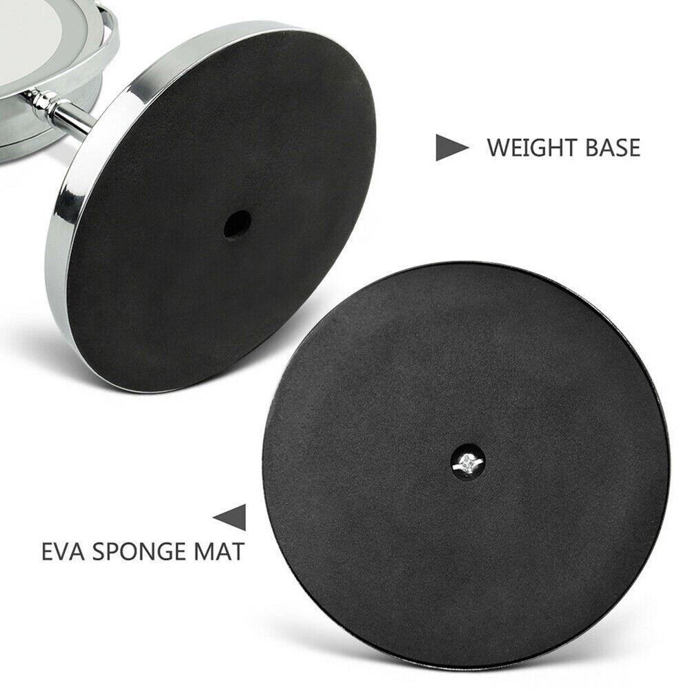 Gương Trang Điểm Phóng Đại 10 Lần Có Đèn LED Cảm Ứng Có Thể Xoay 360 Độ