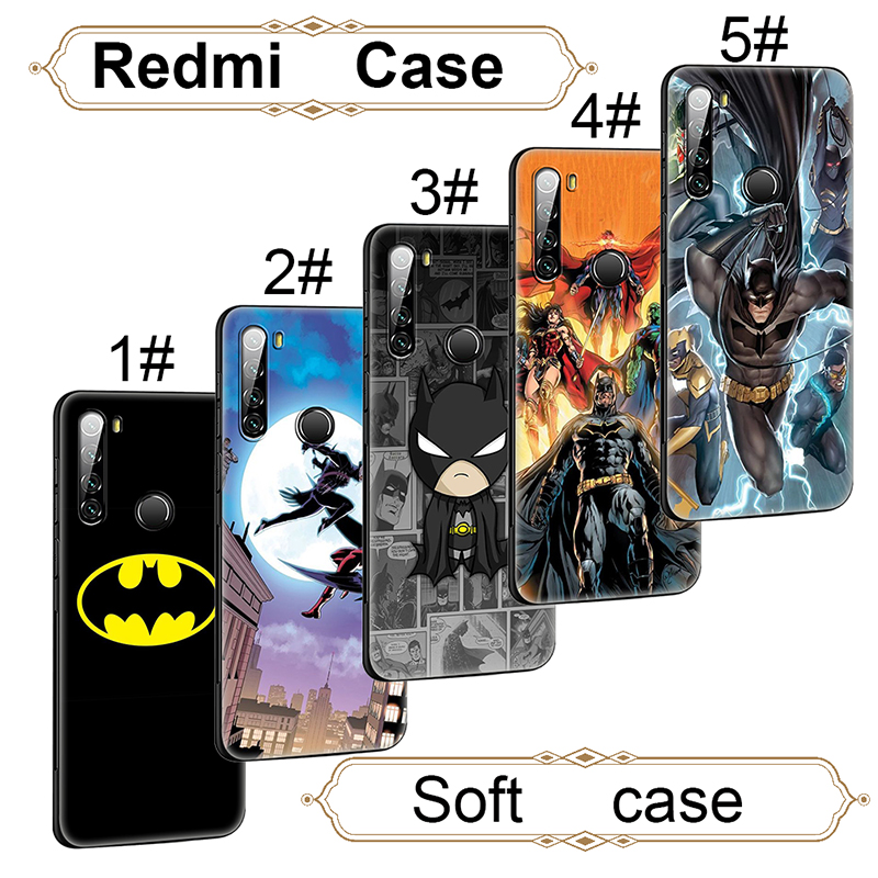 Ốp Lưng Chất Liệu Silicone Họa Tiết Logo Batman 1010 Thời Trang Cho Xiaomi Redmi Note 7 6 5 5a K30 Pro