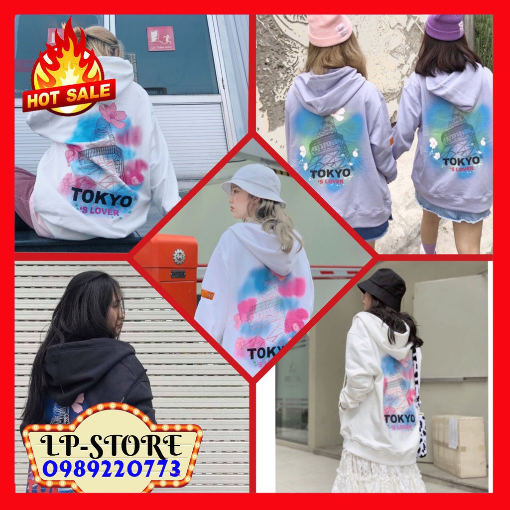 (MỚI) ÁO KHOÁC HOODIE DÂY KÉO TOKYO | BigBuy360 - bigbuy360.vn