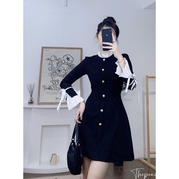 VÁY TIỂU THƯ TAY XOÈ SANG CHẢNH
