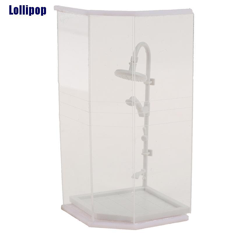 Bộ trang trí phòng tắm mini tỉ lệ 1:25 trang trí nhà búp bê