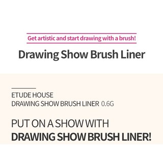 Etude Vẽ Show Brush Eyeliner
