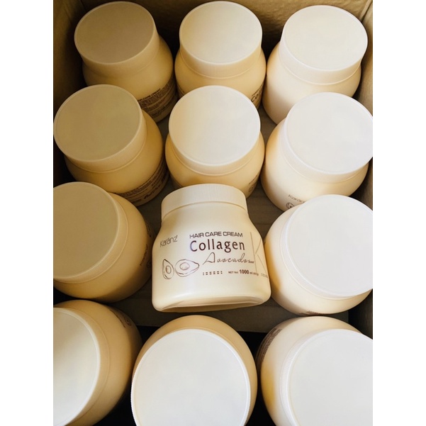 Hấp dầu ủ tóc Kazan Bơ 1000ml. BƠ LÙN KAZAN. hũ siêu to siêu tiết kiệm