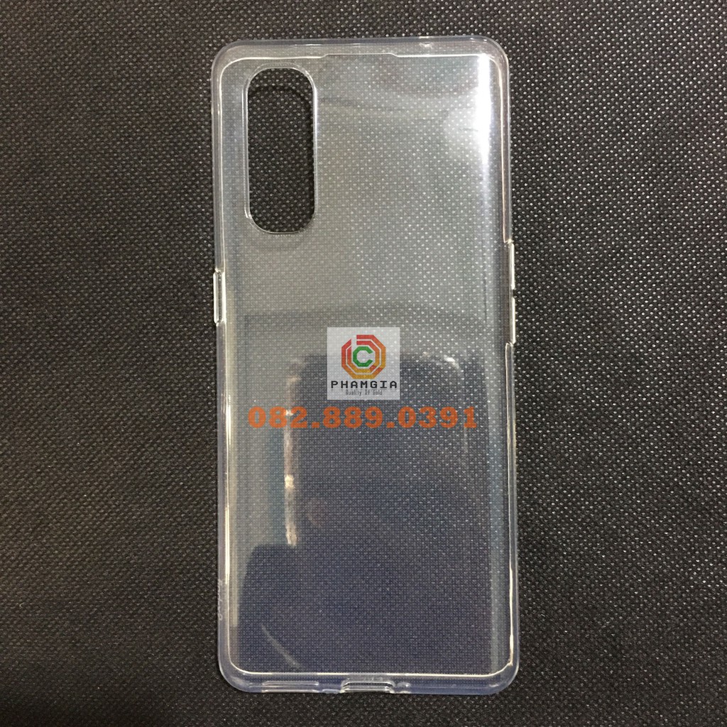 Ốp lưng Oppo Find X2 loại dẻo đen và loại dẻo trong bảo vệ cam bền đẹp