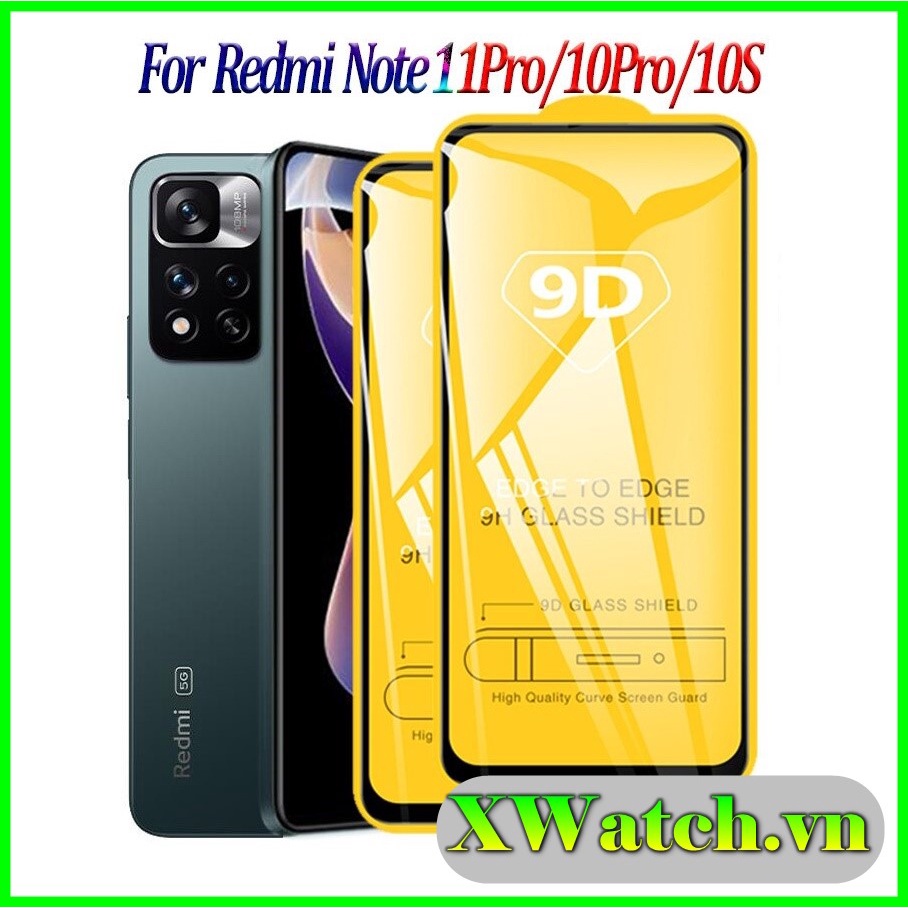 Cường lực Full màn Full keo Xiaomi K50 gaming Poco X4 pro Note 11 Pro Plus  Note 10 10s 10 pro 5G Poco X3 GT 2021