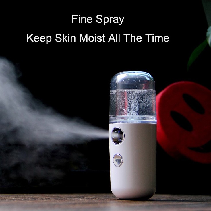 Máy Phun Sương Xông Mặt Mini Nano Tích Điện Cầm Tay