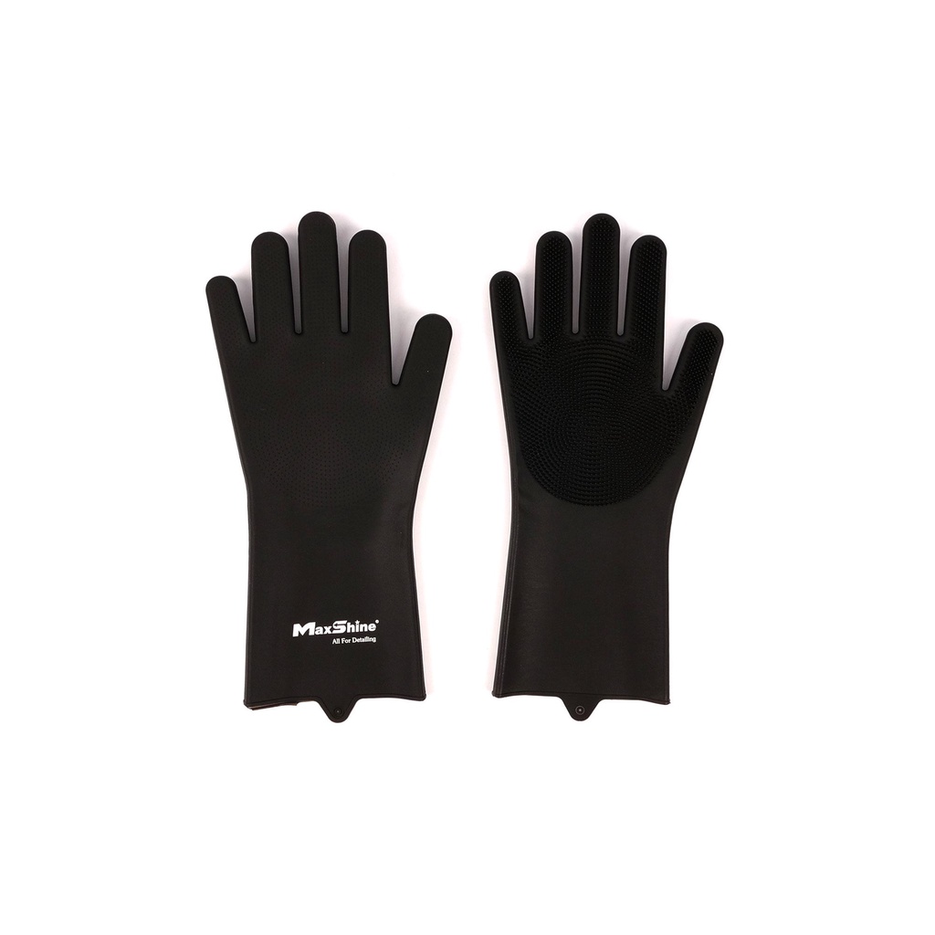 BAO TAY CAO SU CHÀ, RỬA XE CÓ GAI MAXSHINE RUBBER SCRUBBING GLOVES 1130001B