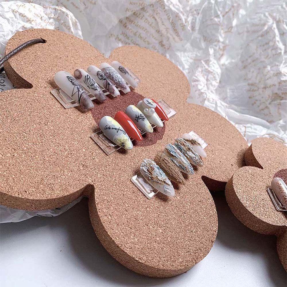 Giá Đỡ Trưng Bày Móng Tay Giả Hình Móng Vuốt Mèo Phong Cách Retro Dành Cho Salon