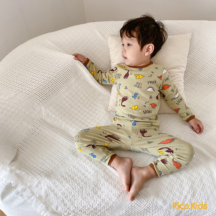 Đồ bộ cho bé gái, bé trai dài tay từ 8-30kg đồ thu đông Dày Đẹp lên phom chuẩn mẫu Bền Mềm Mịn hãng Ambb Kids mã U002