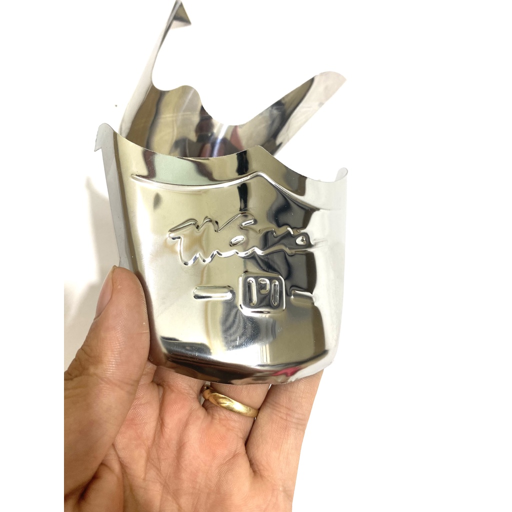 Ốp mũi dè mỏ dè trước sau Inox Dùng Cho Wave50cc-100cc-110