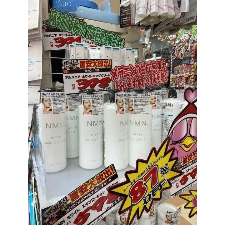 Nước Hoa hồng NMN, Toner Trắng Da Chống Lão Hoá, Lotion cấp ẩm sáng da Nhật Bản